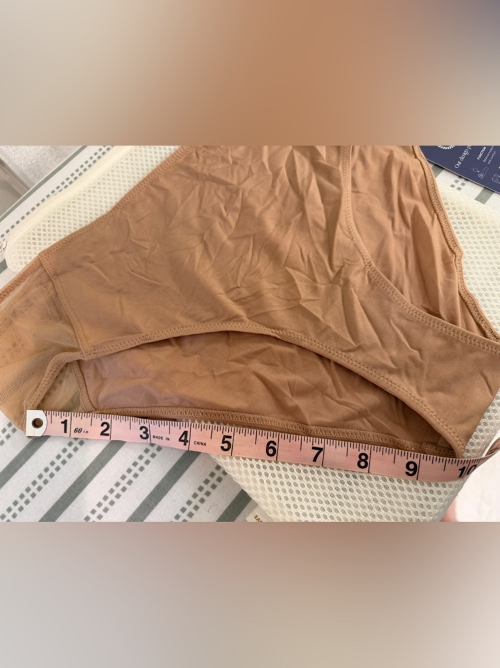NWT Honeylove - BlissWear Mesh Bikini Panty - Sand - Picture 9 of 10